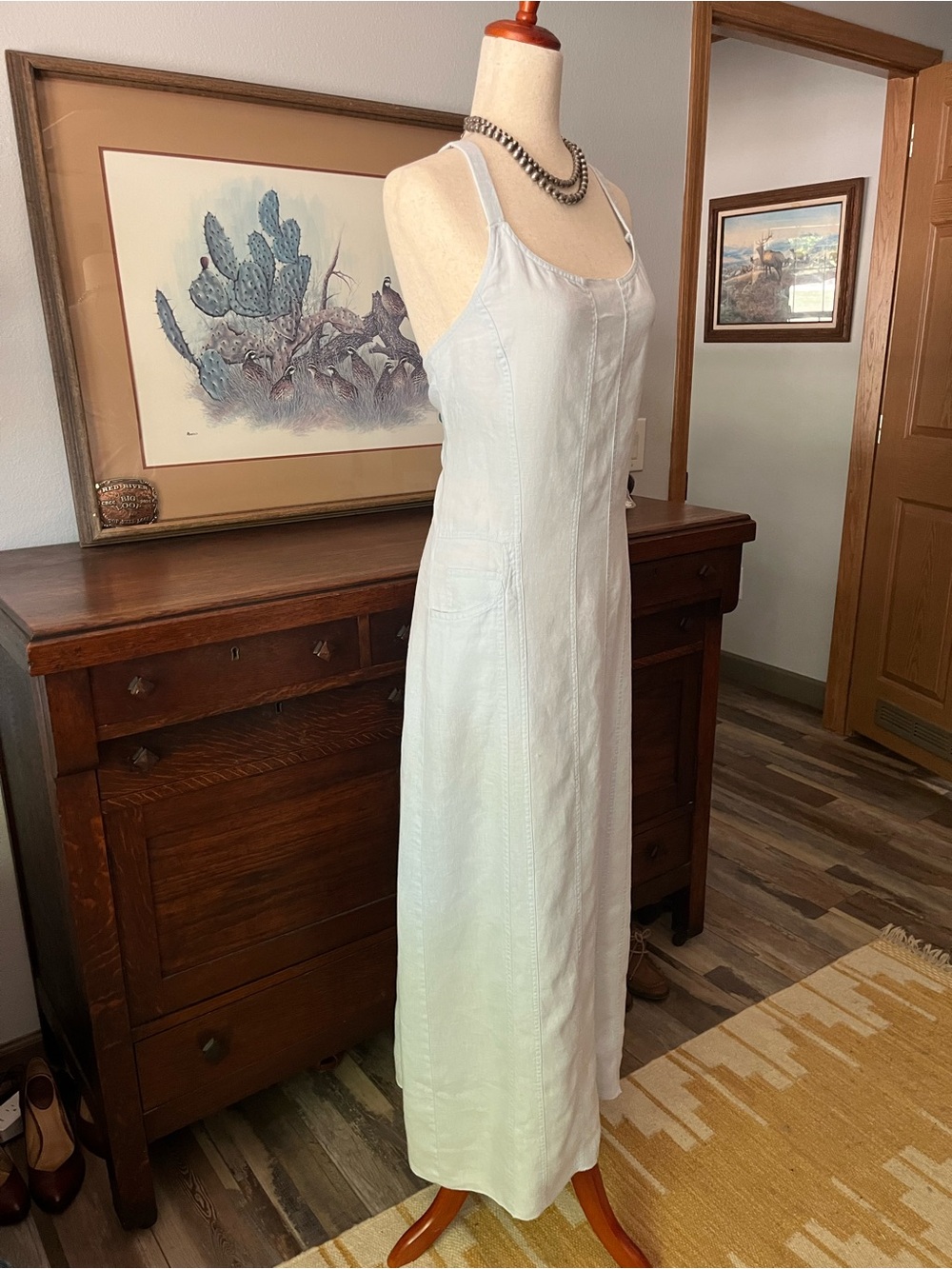 J. Jill 100% Linen maxi A-line dress - Picture 2 of 10